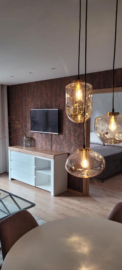 Sloneczny Apartament Z Ogrodkiem 格但斯克 外观 照片