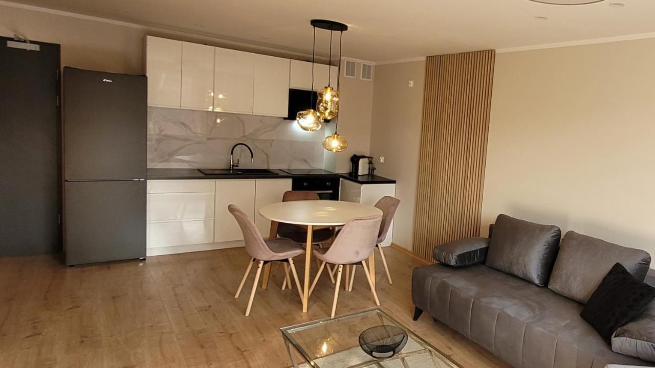 Sloneczny Apartament Z Ogrodkiem 格但斯克 外观 照片