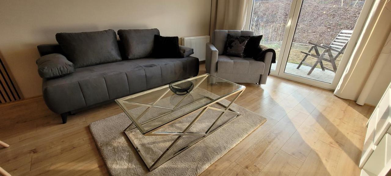 Sloneczny Apartament Z Ogrodkiem 格但斯克 外观 照片