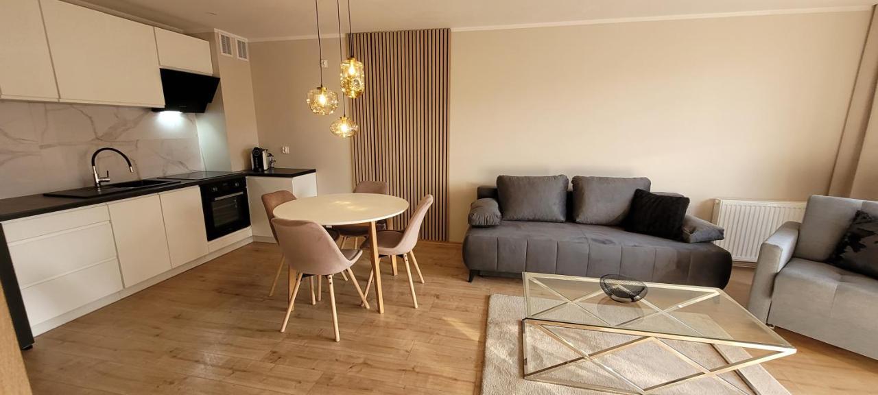 Sloneczny Apartament Z Ogrodkiem 格但斯克 外观 照片