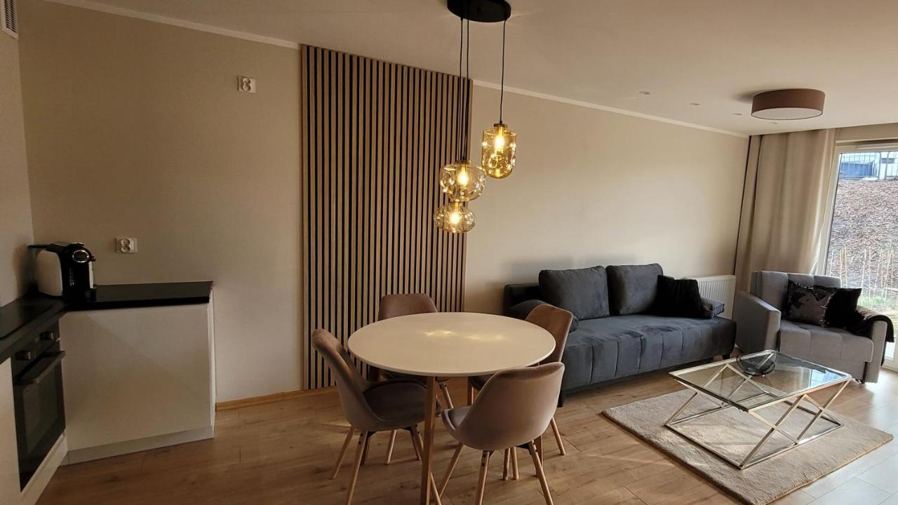 Sloneczny Apartament Z Ogrodkiem 格但斯克 外观 照片